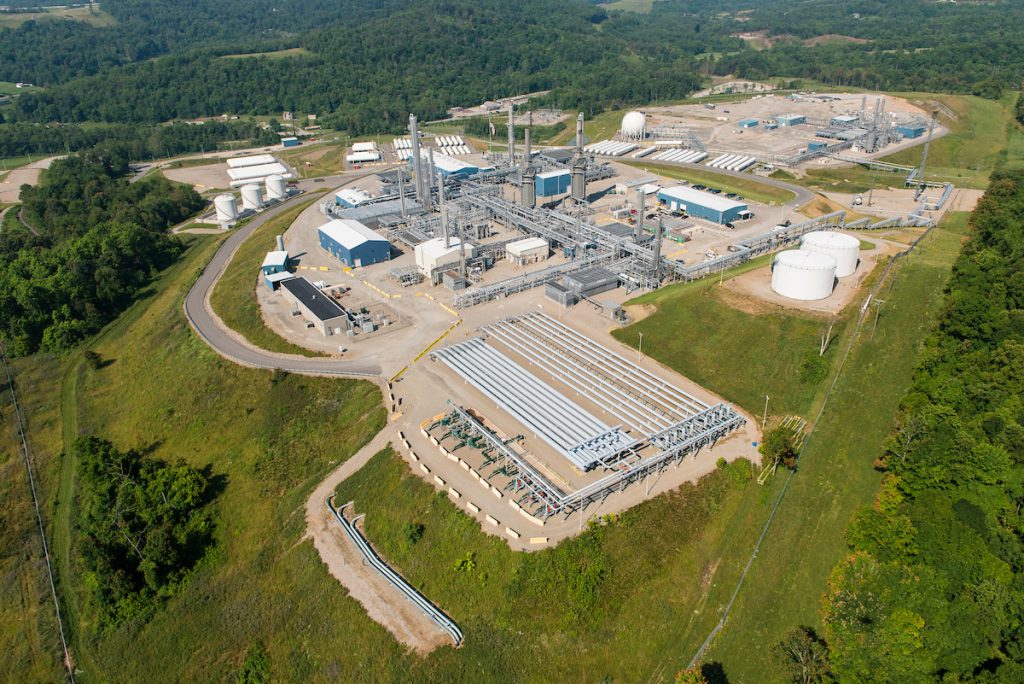 This MarkWest cryogenic/fractionation plant is located in the heart of Washington County's agricultural belt in Chartiers Township. The plant has grown significantly since first becoming operational. Concerns for the health of those living near the site and the surrounding region continues to increase. This gas processing plant is a clear example of the ever expanding infrastructure needed to support the oil and gas operators in the region.