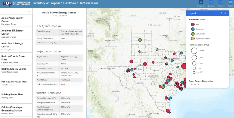 Inventory of Proposed Gas Power Plants in Texas | Environmental Integrity